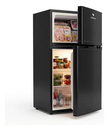 Refrigerador Mini Frigobar 2 Puertas 2.83 Pies Cubicos 80l Negro