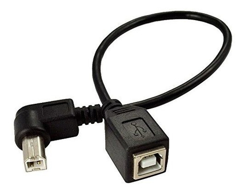 Adaptador Cable Extension Usb 2.0 Hembr Ngulo Derecho Corto