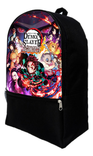 Mochila Escolar Oferta De Demon Slayers C526