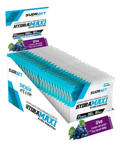 comprar Isotônico Sudract Hydramaxi Display Sabor Uva