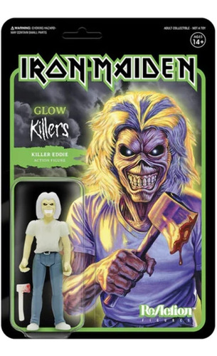 Iron Maiden Killers - Reaction Figura Killer Eddie  ( Glow )