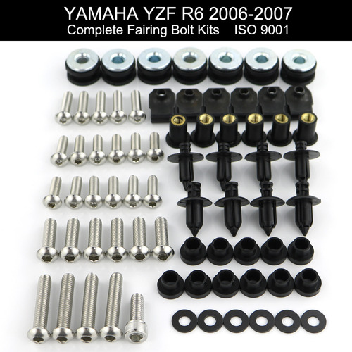 Kit Completo De Pernos De Carenado Para Yamaha Yzf R6 2006-2