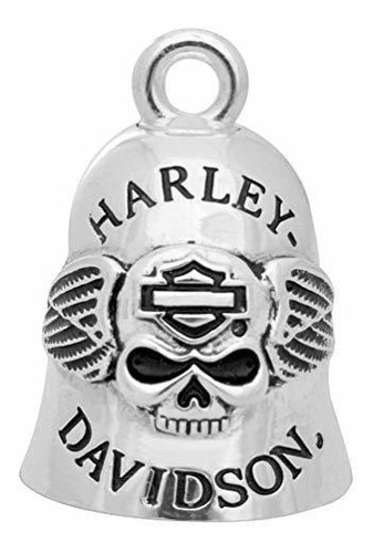 Bocina, Timbre De Bicicle Harley-davidson Winged Skull Bar &