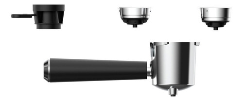 Cafetera Expresso 3 En 1 Multicapsula Profesional Espumador Gris