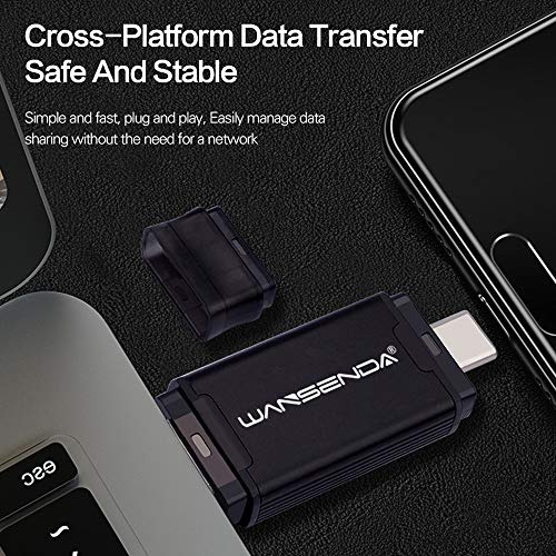 Unidad Flash Usb C Tipo C De Wansenda, Memoria Usb 3.1, Memo