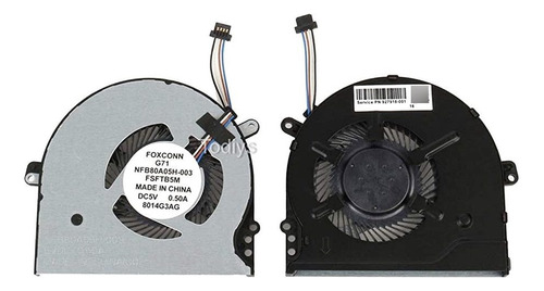 Todiys Ventilador De La Cpu Para Hp Serie Del Pabellón 15-cc