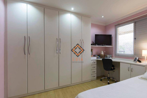 Apartamento Com 3 Dormitórios À Venda, 140 M² Por R$ 1.070.000,00 - Ipiranga - São Paulo/sp - Ap37279