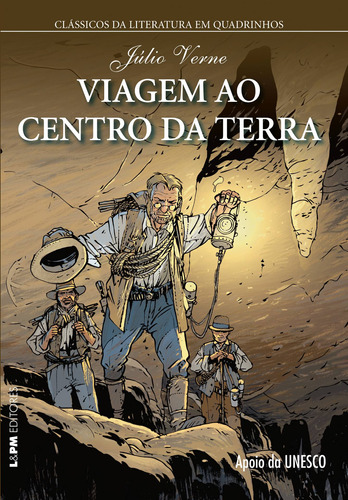 Viagem ao centro da terra, de Verne, Julio. Série Clássicos da Literatura em Quadrinhos Editora Publibooks Livros e Papeis Ltda., capa mole em português, 2015