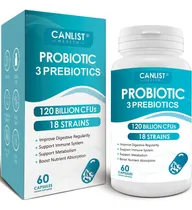 Comprar Probioticos + Prebioticos 120 Billones Cfu 18 Cepas 60 Caps