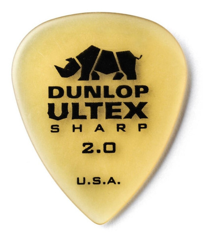 6 Plumillas Dunlop Ultex Sharp 2.00 433p2.00