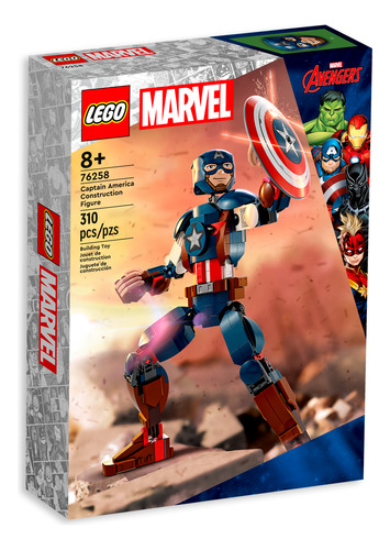 Lego Marvel Figura Para Construir: Capitán América