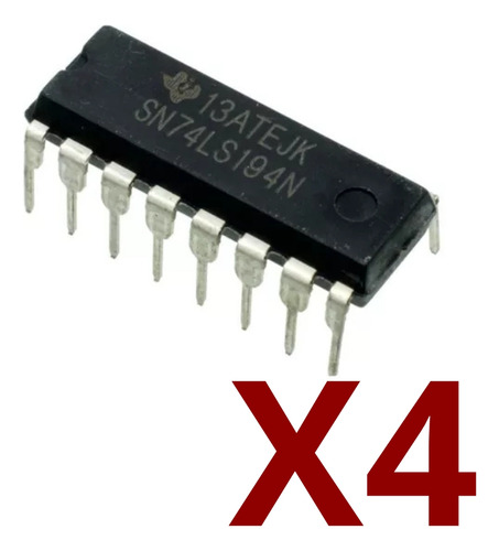 Sn74ls194 Registro Bidireccional 4bits 47ls194 4und