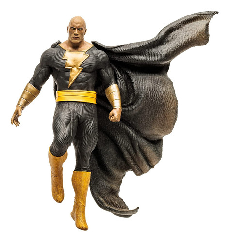 Boneco Adão Negro Mcfarlane Black Adam Figure Dc The Rock 