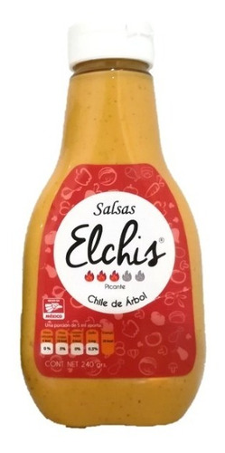 Salsa Elchis Chile De Árbol - Caja Con 12 Piezas