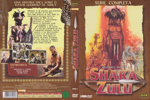 Shaka Zulu (1986) Miniserie De Tv  (5 Dvd)