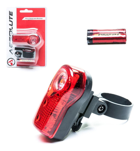 Sinalizador Bike Led Traseiro Absolute Pisca Alerta 3 Led Jy