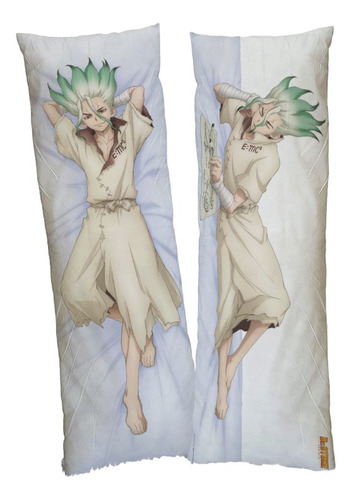 Dr Stone Anime Dakimakura Funda Para Almohada Personalizada