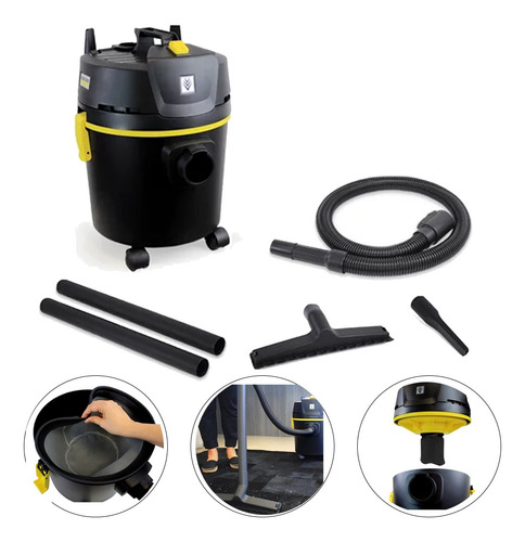 Aspirador De Pó E Líquido 15 L 1300w - Nt 585 Basic Karcher