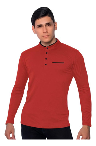 Buzo, Sueter, Polo, Camisa Rojo Negro