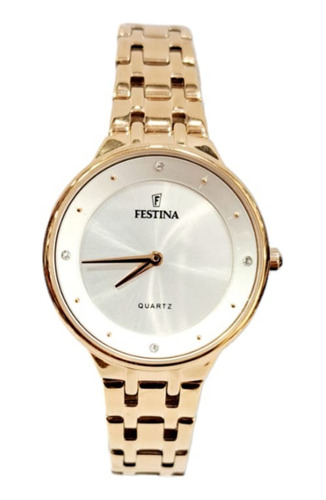 Reloj Festina Mujer F20602 100% Acero Rose Cristal Duro 