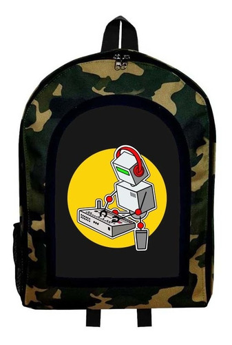 Mochila Camuflada Robot Modelo B151