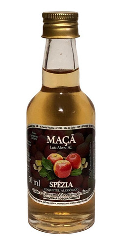 Mini Bebida Cachaça Maçã Spézia 50ml
