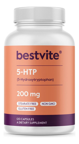 Bestvite 5-htp 200 Mg Por Cápsula (120 Cápsulas) - Sin Est