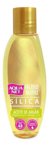 Sílica Para Cabello Aqua Net Restauración Argán 100ml
