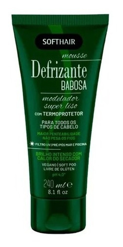 Softhair Mouse Defrizante De Babosa Com *termoprotetor 240ml