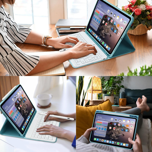 Kbcase Para iPad Air 11 Pulgadas (mcase Con Teclado, Estuche
