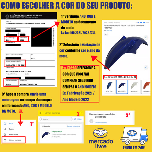 Kit Carenagem Traseira Completa Titan 160 2022 A 2024