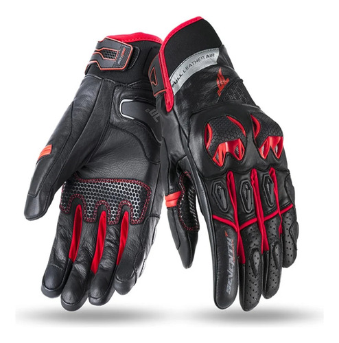 Guante Sd-n32 Ver Naked Hom Ngr Rojo Color Negro/rojo Talla S