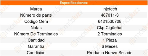 Sensor Cigüeñal Ckp Gl320 6cil 3.0l 07_09 Injetech 8152071