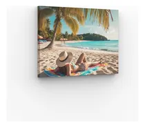 Comprar  Lienzo Canvas Playa Vacaciones Decorativo 90x60 