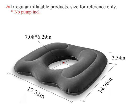 Cojín Inflable Con Forma De Rosquilla, Almohada Para Hemorro