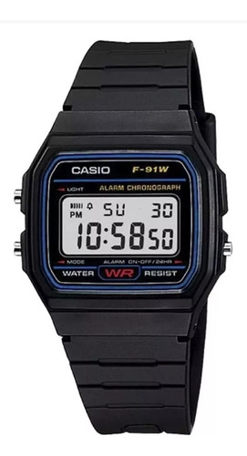 Reloj Casio F-91w / Digital/ Fecha / Alarma /cronómetro