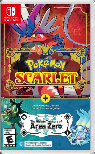 Pokémon Scarlet + Dlc Tesouro Oculto - Mundo Aberto - Inglês