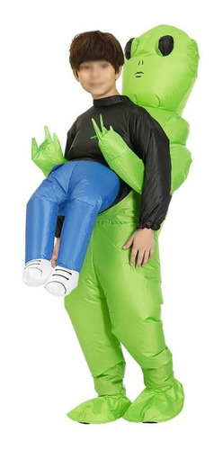 Traje Disfraz Inflable Alien Disfraces Niños Niña Halloween