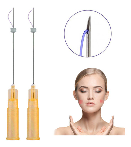 Pdo Mono Threads Lift, 29g 38mm Hilos Colágeno 20 Unidades Todo Tipo De Piel Día/noche