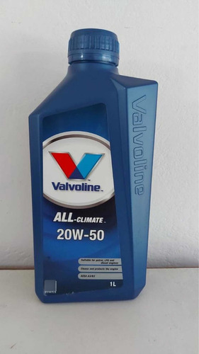 Valvoline All Climate 20w50 - Bidon De 1 Litro