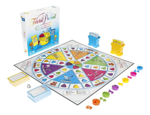 Hasbro Gaming Trivial Pursuit - Juego Rápido Para Toda La Fa