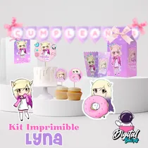 Comprar Kit Imprimible Personalizado Lyna Vallejos. Digitalbaires