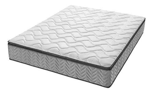 Colchão Queen Molas Ensacadas Americanflex Flat 158x198x30cm Cor Branco