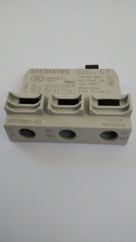 Bloco Contato Auxiliar Frontal 1naf - 3rv19 01-1d Siemens