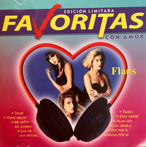 Cd Flans Las Favoritas Con Amor Edicion Limitada