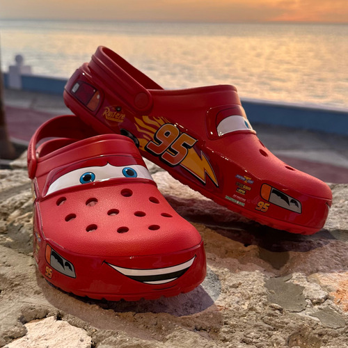 Crocs Rayo Mcqueen Sandalias Zuecos Hombre Mujer Niño Disney