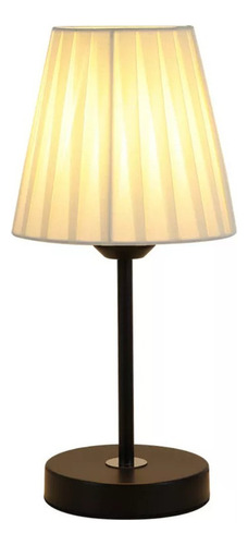 Lámpara De Mesa En Tela Lámpara De Mesita De Noche
