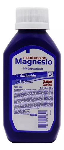 Leche Magnesia MK Frasco x 120 ml