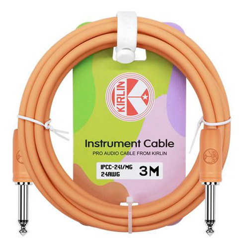 Cable Kirlin Para Instrumento 6 Mts Profesional Ipcc241-6mmg
