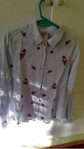 Camisa Bordada Piece Of Cake Talle L Nuevita